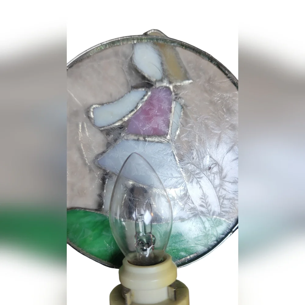 Stained Glass Golfer Night Light